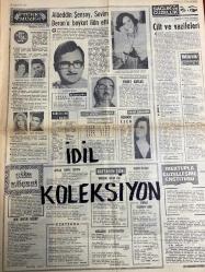 HAFTA SONU GAZETESİ DOĞUM GÜNÜ GAZETESİ (TURKİSH NEWSPAPER) - 20 KASIM 1969 - Yıl:3 Sayı:148 -Yeni Çıkan Plaklar listesi -Alpay-Öztürk Serengil-Tamer Yiğit-Filiz Akın-Türkan Şoray-Hülya Koçyiğit-Üstün Poyraz-Ümit Güven-Sevda Ferdag-Fikret Hakan-Selçuk Ural-Emel Sayın-İbo-Nayla Karabıyık-Firdevs Karabıyık-Ayhan Baran-Sunay-Zeki Çetin-Kâmuran Akkor-Ahmet Sezgin-Timuçin Selçuk-Gülşin Kamu-İsmet Nedim-Ömer Şerif-Rüştü Kam-Adnan Menderes-Tanju Okan-Tülay-Harry Lewis-Ernesto-Deniz-Bob Dylan-Johnny Hallyday-Sylvie Vartan-Mustafa Sağyaşar-Mürüvvet Kekilli-İsmet Yazar-Kenan Sele-Gül Avalan-Alaeddin Şensoy-Sevim Deran-Fikret Kutluğ-Eşref Kolçak-İbrahim Tatlıses (görselde değil, başlıkta değil – yok) (çıkarılmadı)-Güngör Esen-Müfit Senman-Nazlı Durak-Yalçın Ateş-Barbara Bouchet-Anita Ekberg-Paul Newman-Sydney Poitier-Nuriye-Charles Prenses Grace-Prens Charles-Ahmet Gülhan-Azmi Nihad-Kerim Can  Şöhretli Şarkıcılar-Plâk ve imza dağıtıyor-5 Bin Lira Ödüllü Oyun-Buğulu Gözler-Türkan Şoray’ın Romanı-