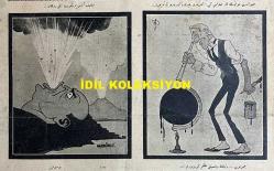Osmanlıca Akbaba Mizah Dergisi-Gazetesi, Orijinal Dönem Basım, (Ottoman Magazine-Newspaper) - 8 Mart 1926 - Sayı: 340 - Karikatürist Ramiz Gökçe'nin Çalışması: Nasrettin Hoca'nın Kar Helvası Gibi: Kendileri Yaptılar, Kendileri Beğenmiyorlar! 