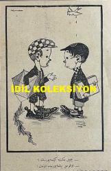 Osmanlıca Akbaba Mizah Dergisi-Gazetesi, Orijinal Dönem Basım, (Ottoman Magazine-Newspaper) - 8 Mart 1926 - Sayı: 340 - Karikatürist Ramiz Gökçe'nin Çalışması: Nasrettin Hoca'nın Kar Helvası Gibi: Kendileri Yaptılar, Kendileri Beğenmiyorlar! 