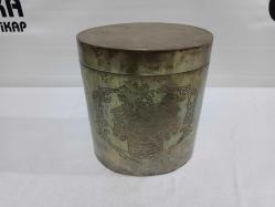 VİNTAGE BAKIR İŞCİLİKLİ SAKLAMA KUTUSU