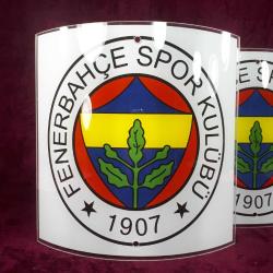 FENERBAHÇE SPOR KULÜBÜ 1907 BİR ÇİFT APLİK AYDINLATMA CAMLARI