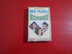 BEŞ YILDIZ KONSER MİNE KOŞAN İBRAHİM TATLISES BÜLENT ERSOY HAKKI BULUT YÜKSEL ÖZKASAP KASET