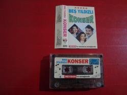 BEŞ YILDIZ KONSER MİNE KOŞAN İBRAHİM TATLISES BÜLENT ERSOY HAKKI BULUT YÜKSEL ÖZKASAP KASET