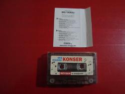 BEŞ YILDIZ KONSER MİNE KOŞAN İBRAHİM TATLISES BÜLENT ERSOY HAKKI BULUT YÜKSEL ÖZKASAP KASET