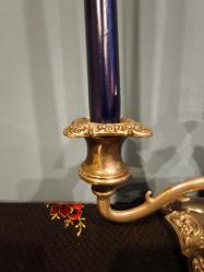 3 kollu avrupa şamdan