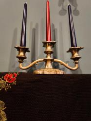 3 kollu avrupa şamdan