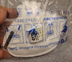 GRİP SALGININA ETKİLİ ÖNLEM N95 YÜKSEK KORUYUCU SOLUNUM MASKESİ