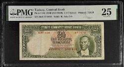 LOT.9 » 2.EMİSYON 1.TERTİP ATA 2/1 TÜRK LİRASI - PMG 25 PUAN