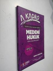 KPSS A Grubu Medeni Hukuk Konu Anlatımı 8. Baskı A Kadro Yayınları
