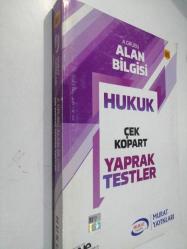 A GRUBU ALAN BİLGİSİ KPSS 2020 HUKUK ÇEK KOPART YAPRAK TESTLER