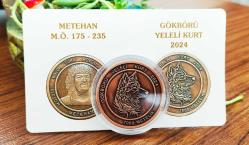 BÜYÜK TÜRK HÜKÜMDARLARI SERİSİ-METEHAN / GÖKBÖRÜ YELELİ KURT 1000 METELİK ((2024))