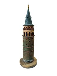 vintage Galata Kulesi polyester biblo & 19 cm