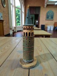 vintage Galata Kulesi polyester biblo & 19 cm