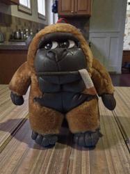vintage peluş goril & 20 cm
