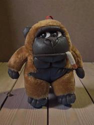 vintage peluş goril & 20 cm