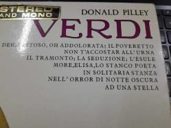 1967 BASKI KLASİK MÜZİK 33 LÜK PLAK - VERDI SONGS DONALD PILLEY