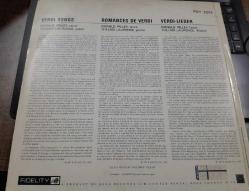 1967 BASKI KLASİK MÜZİK 33 LÜK PLAK - VERDI SONGS DONALD PILLEY