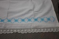 Mavi Kanaviçe  KARYOLA etek  70 x 170 cm