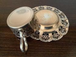 GÜMÜŞ KAPLAMA BARDAK ZARFI VE ALTLIĞI