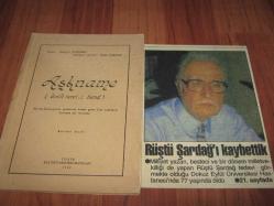 AŞKNAME ( ÜNLÜ TERCİ-İ BEND ) ÇEVİRMEN İMZA LI