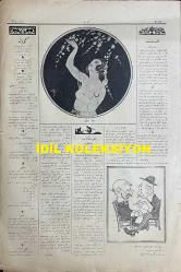 Osmanlıca Akbaba Mizah Dergisi-Gazetesi, Orijinal Dönem Basım, (Ottoman Magazine-Newspaper) - 5 Nisan 1926 - Sayı: 348 - Karikatürist Ramiz Gökçe'nin Latin Harflerinin Kabulüne Dair Tartışmaları Tasvir Eden Çalışması: 