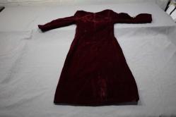 1950 AİT KIRMIZI KADİFE BİNDALI