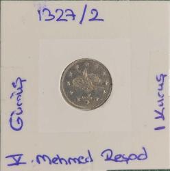 5. Mehmed Reşad · 1 Kuruş · (1327/2) · Kostantiniye · Gümüş