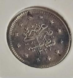 5. Mehmed Reşad · 1 Kuruş · (1327/2) · Kostantiniye · Gümüş