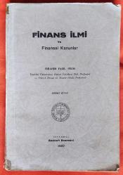 Finans İlmi ve Finansal Kanunlar Birinci Kitap