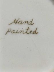 P6-----EL DEKORLU KÜÇÜK BOY ÇİN PORSELEN TABAK