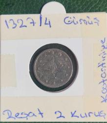 5. Mehmed Reşad · 2 Kuruş · (1327/4) · Kostantiniye · Gümüş