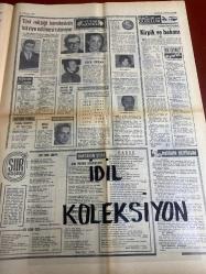 HAFTA SONU GAZETESİ DOĞUM GÜNÜ GAZETESİ (TURKİSH NEWSPAPER) - 9 NİSAN 1970 - Yıl:4 Sayı:168 -Yeni Çıkan Plaklar listesi -Arzum Şenses -Zeki Tükel-Fatma Girik-Barış Manço-Emel Sayın-Ajda Pekkan-Sema Özcan-Behiye Aksoy-Aysel Tanju-Serpil Örümcer-Nurhan Damcıoğlu-Cüneyt Arkın-Adnan Şenses-Celal Tanrıverdi-Kuzey Vargın-Sevim Tanuğur-Engin Çağlar-Nilüfer Koçyiğit-Parla Şenol-Özdemir Güreli-Semra Yıldız-Bülent Oral-Fatma Girik-Müjdat Gezen-Alain Delon-Jean Paul Belmondo-Sophia Loren-Romy Schneider-Avni Anıl-Kamuran Akkor-Sandro Amari-Hüseyin Yüzbaşıoğlu-Davut Güney-Güner Ümit-Önder Bali-Orhan Şevki-Zeki Müren-Kerem Güney-Sevgi Sun-Hafız Ahmet Sarıcaoğlu-Adnan Varveren-Uğur Suner-Arif Sami Toker-Nevzat Ayaz-Cüneyt Orhon-Alâeddin Yavaşça-Erol Deran-Şükrü Tunar-İlham Gencer-Talât Erdemli Söhretlerin içyüzü-Para canlısı yıldız Fatma Girik-Askerden dönen çirkin kral karakolluk oldu-Emel Sayın Ajda Pekkan’ı itham etti-Sema Özcan’a bir Arap şeyhi talip oldu-Müzeyyen Senar’ın köşkünü Behiye Aksoy