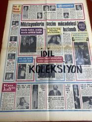 HAFTA SONU GAZETESİ DOĞUM GÜNÜ GAZETESİ (TURKİSH NEWSPAPER) - 16 NİSAN 1970 - Yıl:4 Sayı:169 -Yeni Çıkan Plaklar listesi -Betül Işıl-Ertem Göreç-Zeki Tükel-Cüneyt Arkın-Sema Özcan-Müberra Arıkan-Suna Özden-Müjdat Gezen-Figen Say-Ayhan Işık-Göksel Arsoy-Sevda Aydan-Sevda Ferdag-İzzet Günay-Saime Sinan-Timur Selçuk-Engin Çağlar-Nilüfer Koçyiğit-Parla Şenol-Özdemir Güreli-Semra Yıldız-Bülent Oral-Alain Delon-Marie Versini-Romy Schneider-Shirley MacLaine-Kirk Douglas-Avni Anıl-Kamuran Akkor-Önder Bali-Orhan Şevki-Turhan Yalçın-Güngör Erdoğan-Erol Deran-İlham Gencer-Baki Duyarlar-Adriano Celentano-Nicola Di Bari-Sergio Endrigo-Zeki Müren-Kerem Güney-Sevgi Sun-Hafız Ahmet Sarıcaoğlu-Adnan Varveren-Nevzat Ayaz Söhretli yıldızlar filmcilere cephe aldı-Cüneyt Arkın’ı nişanlısı dövdü-5 sanatçı Ankara’da saç saça kavga etti-İranlılar Ayhan Işık’a el attılar-Göksel Arsoy’un evine hırsız girdi-Sema Özcan’la İzzet Günay’ın arası açıldı-Müzisyenlerin seçim mücadelesi hızlandı-Sevda Aydan aradığı eser