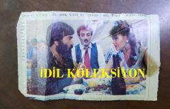 HÜLYA AVŞAR'IN DERGİDEN KESİLME FOTOĞRAFI - 12 x 7 cm EBADINDA - HÜLYA AVŞAR & HAKAN BALAMİR