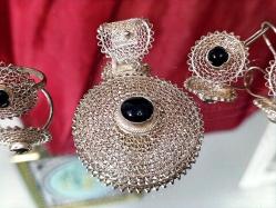 OLTU TAŞI TELKARİ İŞÇİLİKLİ GÜMÜŞ TAKIM