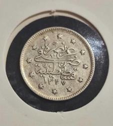 5. Mehmed Reşad · 2 Kuruş · (1327/4) · Kostantiniye · Gümüş