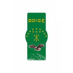 Adige Çerkes Bayrak Telefon Tablet Etiketi