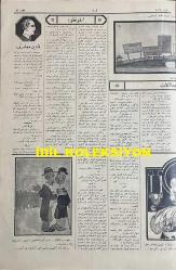 Osmanlıca Akbaba Mizah Dergisi-Gazetesi, Orijinal Dönem Basım, (Ottoman Magazine-Newspaper) - 25 Ekim (Teşrin-i Evvel) 1926 - Sayı: 406 - Karikatürist Ramiz Gökçe'nin Benito Mussolini'yi Tasvir Eden Çalışması: Gazetelerden: Mussolini Bu Sefer de Fransızlardan Suriye'yi İstiyormuş! 