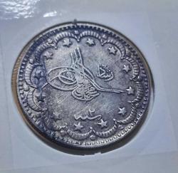 5. Mehmed Reşad · 5 Kuruş · (1327/2) · Kostantiniye · Gümüş