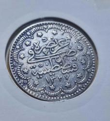 5. Mehmed Reşad · 5 Kuruş · (1327/2) · Kostantiniye · Gümüş