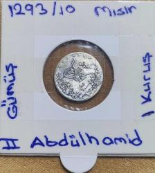 2. Abdülhamid · 1 Kuruş · (1293/10) · Mısır · Gümüş