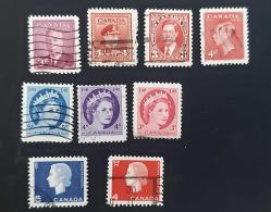 LOT.15 » Kanada Kral VI George ve Kralice Elizabeth pulları lotu- 1