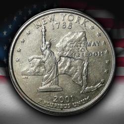 ABD 2001 YILI ¼ Dolar New York ÇÇT