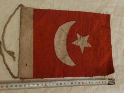 LOT.3 » ESKİ ASKER GÖĞÜS CEBİ BAYRAĞI. NADİR.