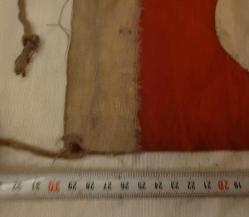 ANTİKA ASKER CEBİ BAYRAĞI. KOLEKSİYONLUK.