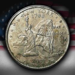 ABD 2001 YILI ¼ Dolar New York ÇÇT