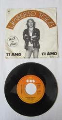 45'LİK PLAK: Umberto Tozzi, Ti Amo - Dimentica