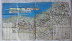 HARİTA: Doğu Karadeniz - Doğu Karadeniz Kenar Dağları Gezi ve Doğa Sporları Haritası (East Black Sea Coastal Ranges Travel and Outdoor Sports Map), Ölçek: 1:350.000
