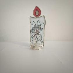 Kış Temalı Cam Mumluk