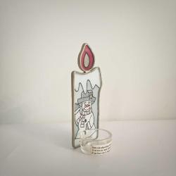 Kış Temalı Cam Mumluk